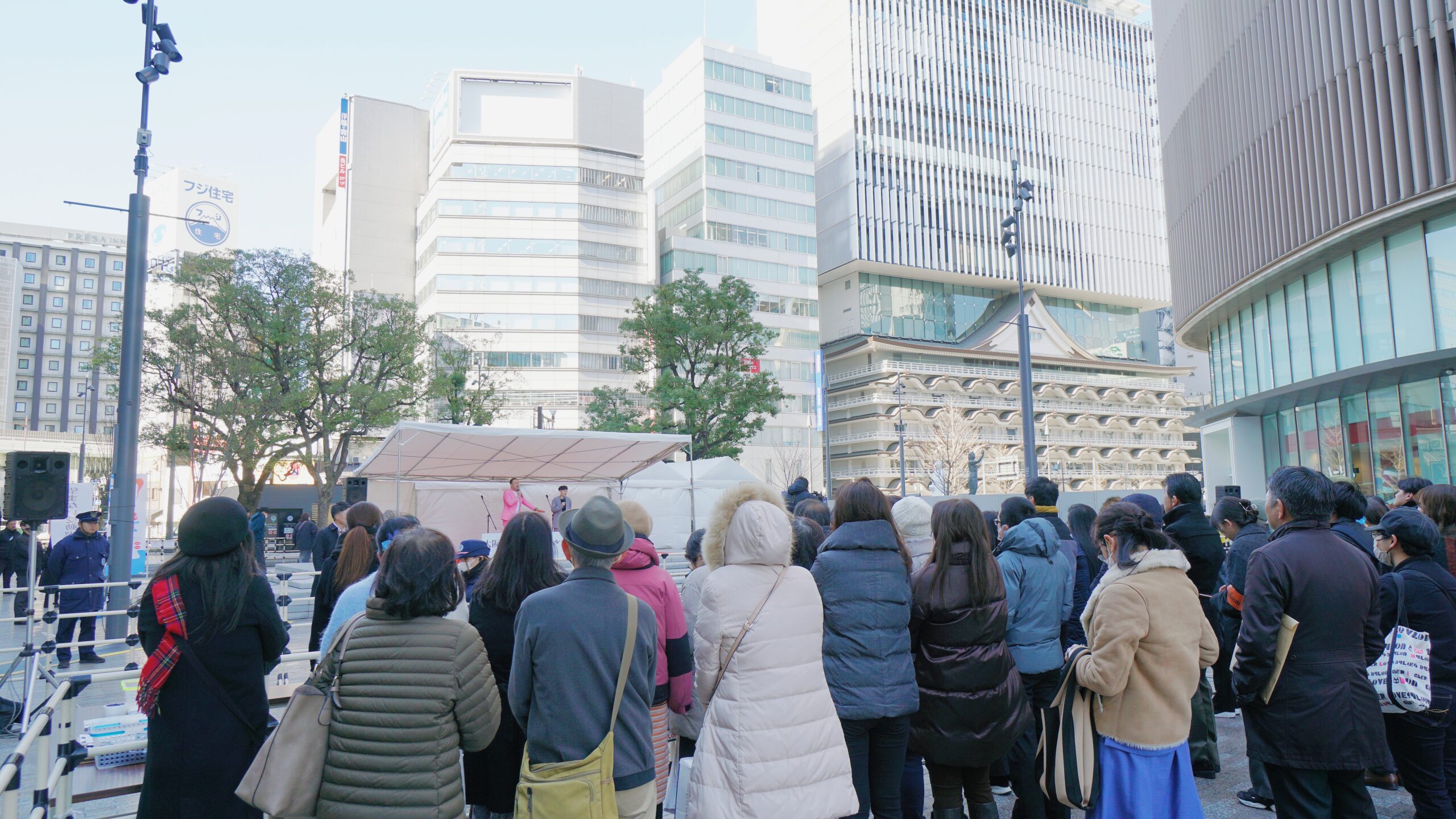 なんば広場のイベントの様子